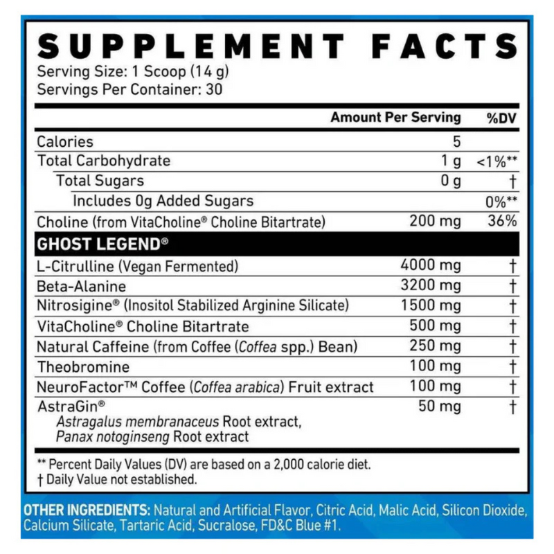 Ghost Legend V3 - Nutrition Capital