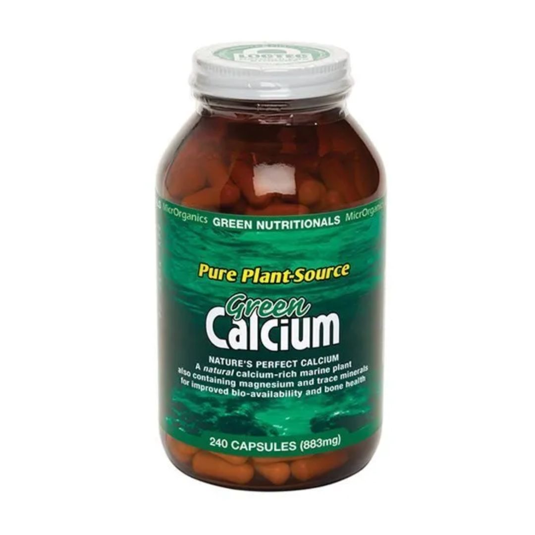 Green Nutritionals Pure Plant-Source Green Calcium Capsules