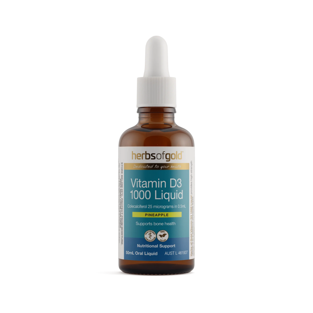 Herbs Of Gold Vitamin D3 1000 Liquid