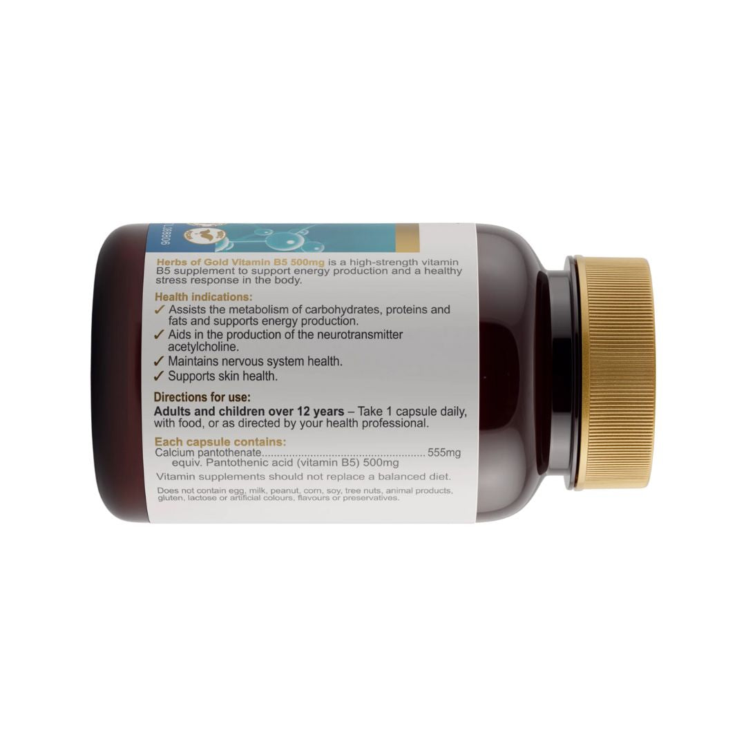 Herbs Of Gold Vitamin B5 500mg