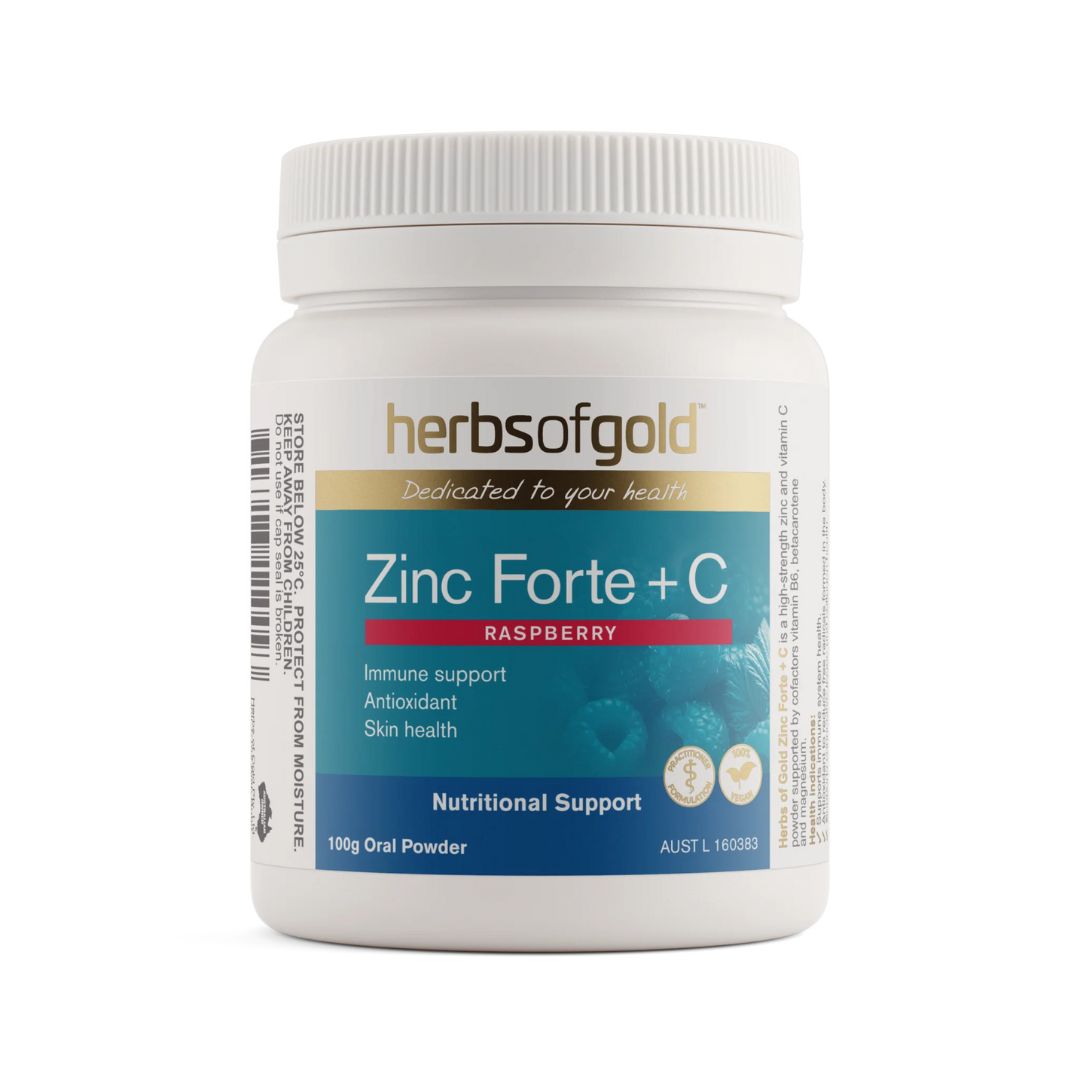 Herbs Of Gold Zinc Forte + C