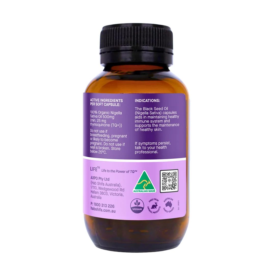 Hab Shifa Black Seed Oil Capsules - Nutrition Capital