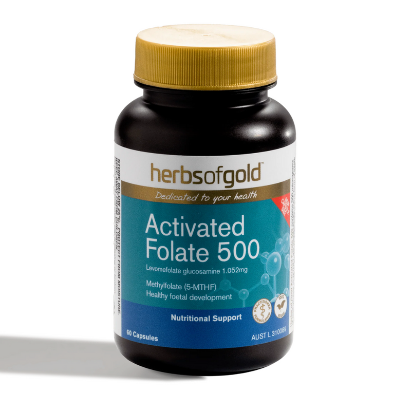 Herbs Of Gold Activated Folate 500 - Nutrition Capital