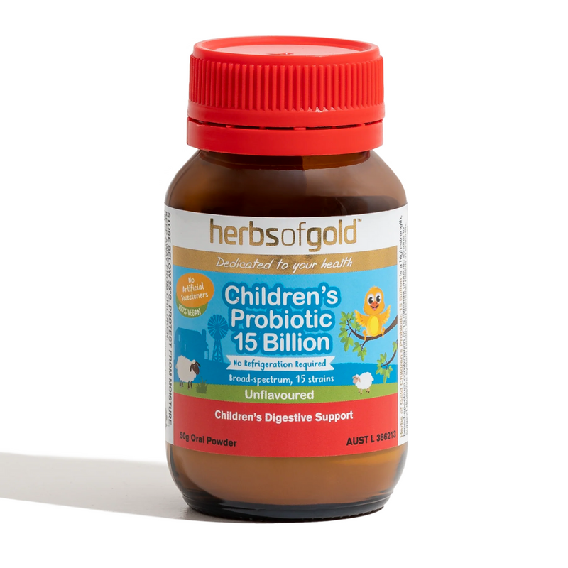 Herbs Of Gold Childrens Probiotic 15 Billion (Chewable) - Nutrition Capital