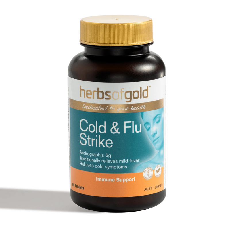 Herbs Of Gold Cold & Flu Strike - Nutrition Capital