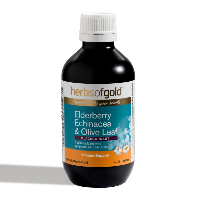 Herbs Of Gold Elderberry Echinacea & Olive Leaf - Nutrition Capital