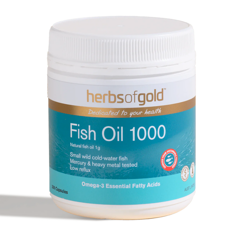 Herbs Of Gold Fish Oil 1000 - Nutrition Capital