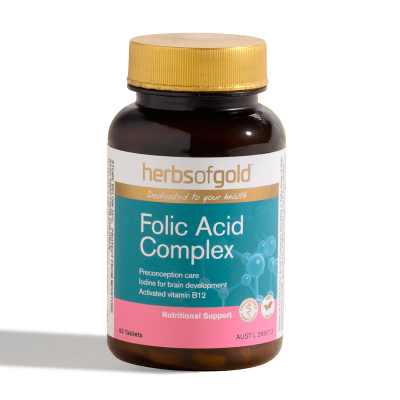 Herbs Of Gold Folic Acid Complex - Nutrition Capital
