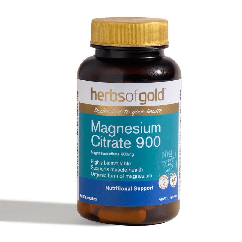 Herbs Of Gold Magnesium Citrate 900 - Nutrition Capital