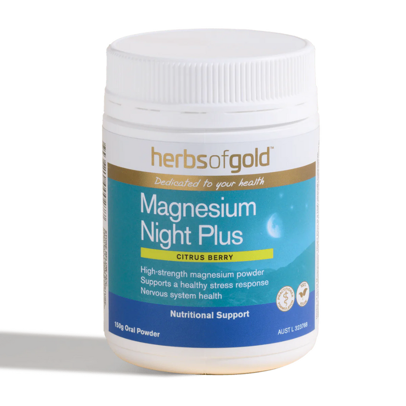 Herbs Of Gold Magnesium Night Plus - Nutrition Capital