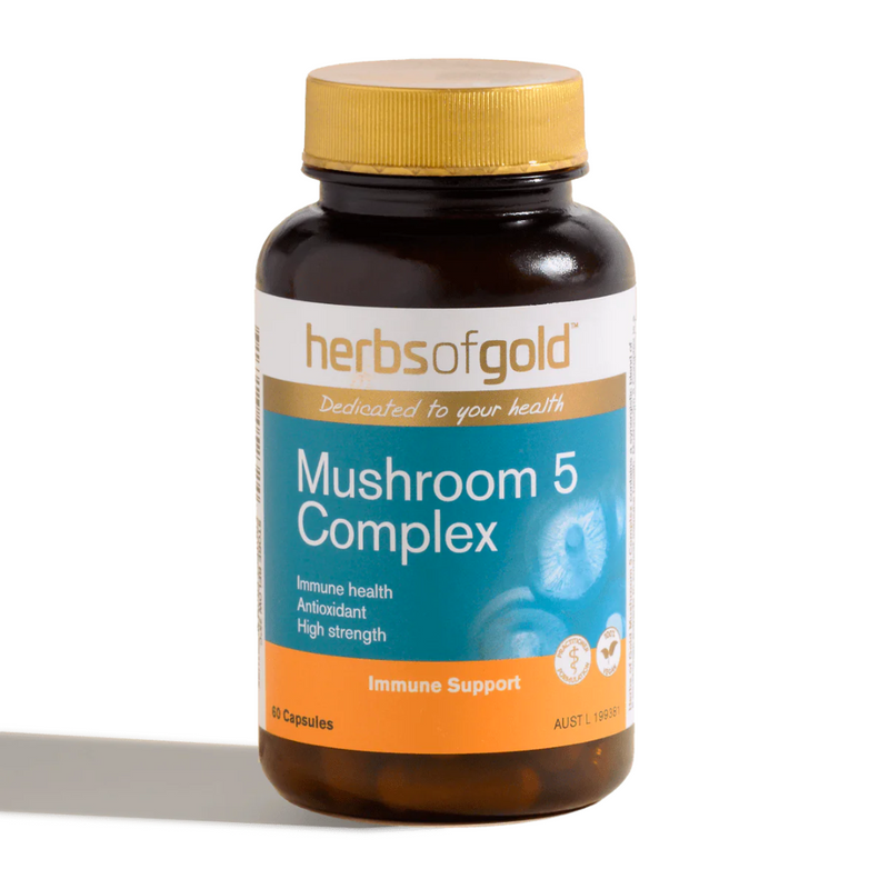 Herbs Of Gold Mushroom 5 Complex - Nutrition Capital