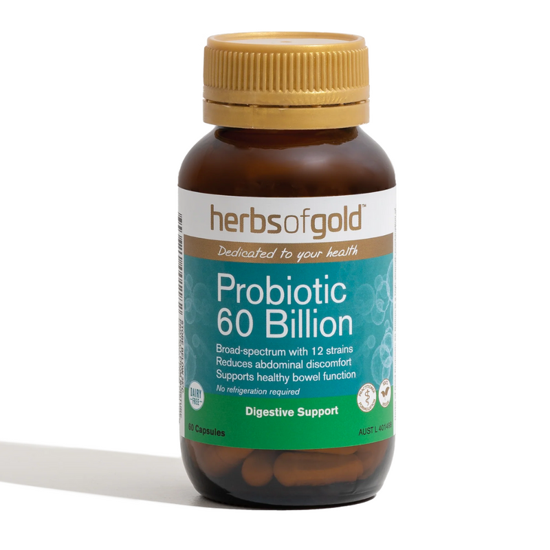 Herbs Of Gold Probiotic 60 Billion - Nutrition Capital