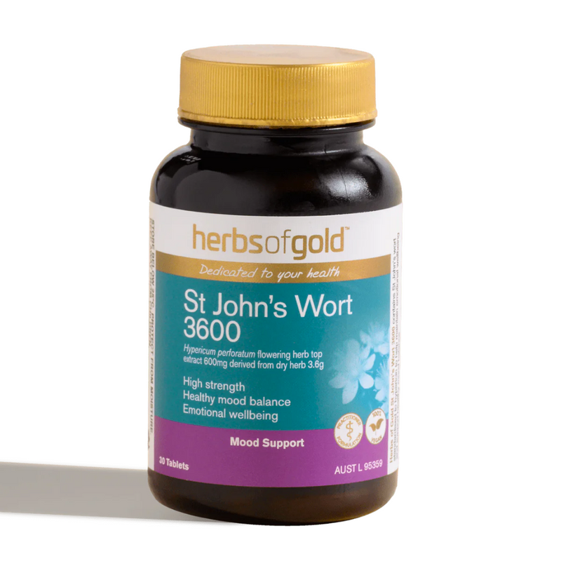 Herbs Of Gold St Johns Wort 3600 - Nutrition Capital