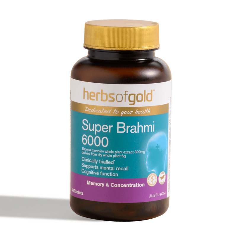 Herbs Of Gold Super Brahmi 6000 - Nutrition Capital