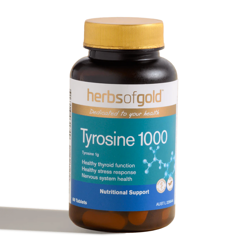 Herbs Of Gold Tyrosine 1000 - Nutrition Capital