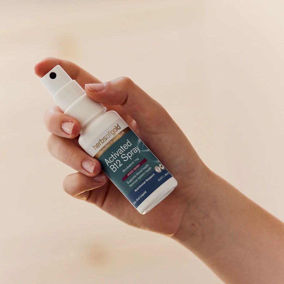 Herbs Of Gold Activated B12 Spray - Nutrition Capital