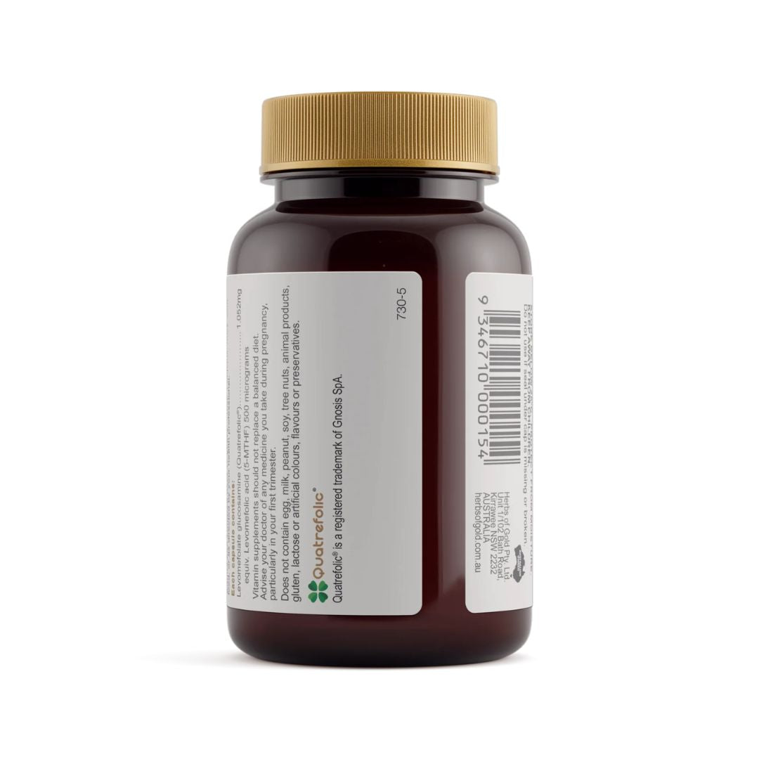 Herbs Of Gold Activated Folate 500 - Nutrition Capital