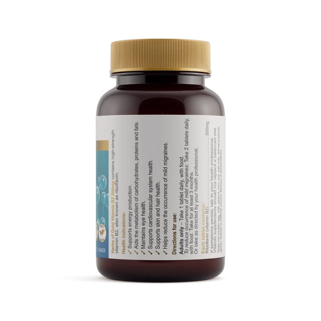 Herbs Of Gold Vitamin B2 - Nutrition Capital
