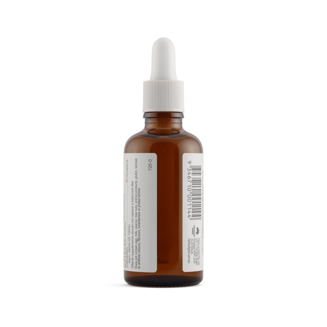 Herbs Of Gold Vitamin D3 1000 Liquid - Nutrition Capital