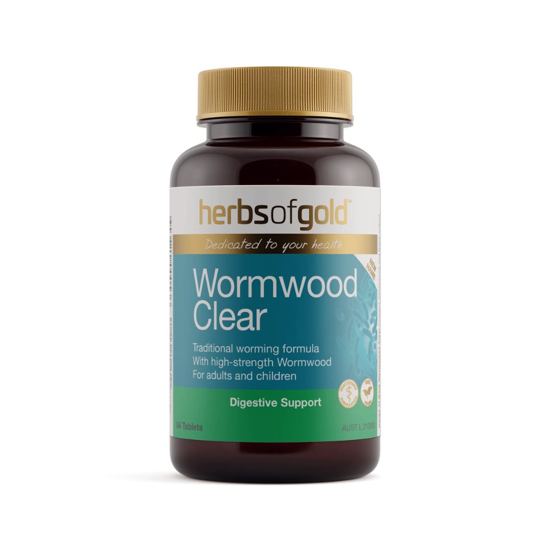 Herbs of Gold Wormwood Clear capsules with wormwood and black walnut - Nutrition Capital