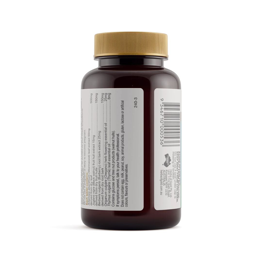 Herbs of Gold Wormwood Clear capsules with wormwood and black walnut - Nutrition Capital