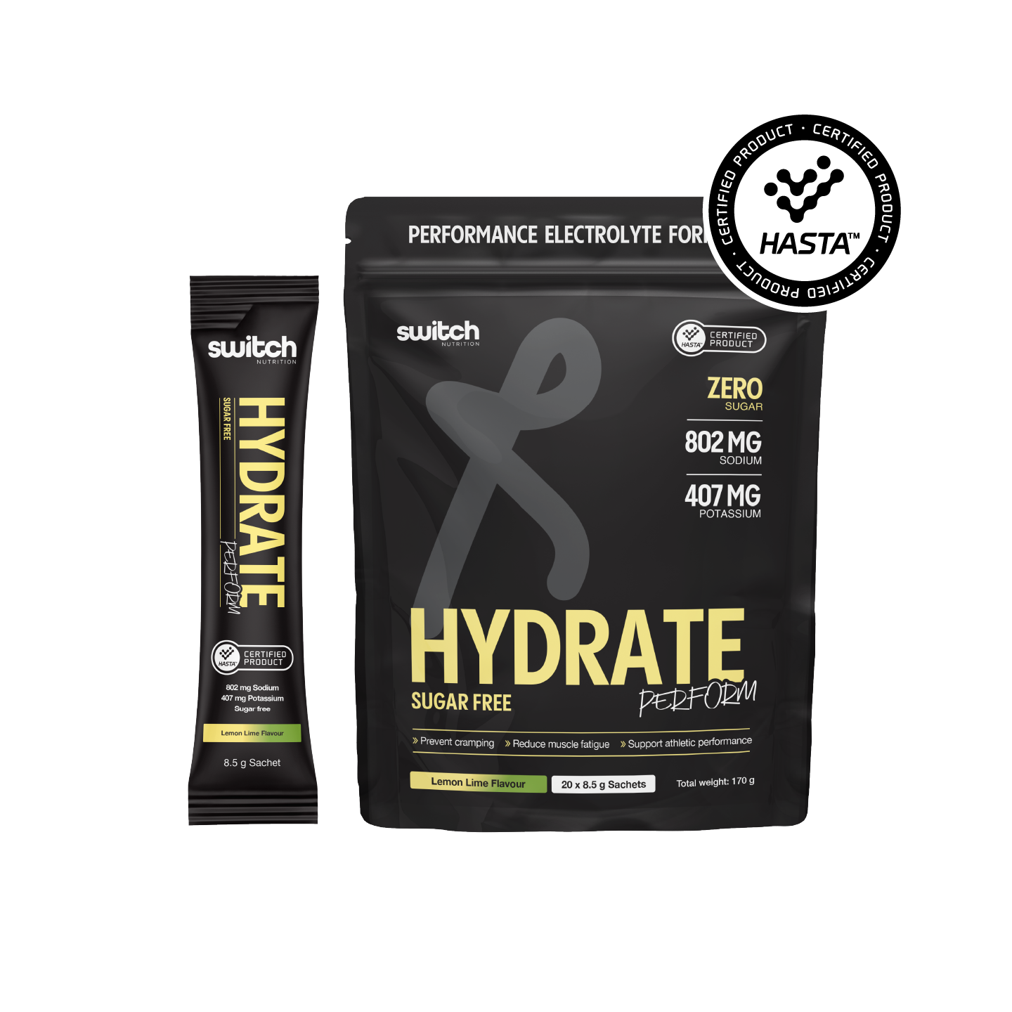 Switch Nutrition Hydrate Perform Sugar Free - Nutrition Capital