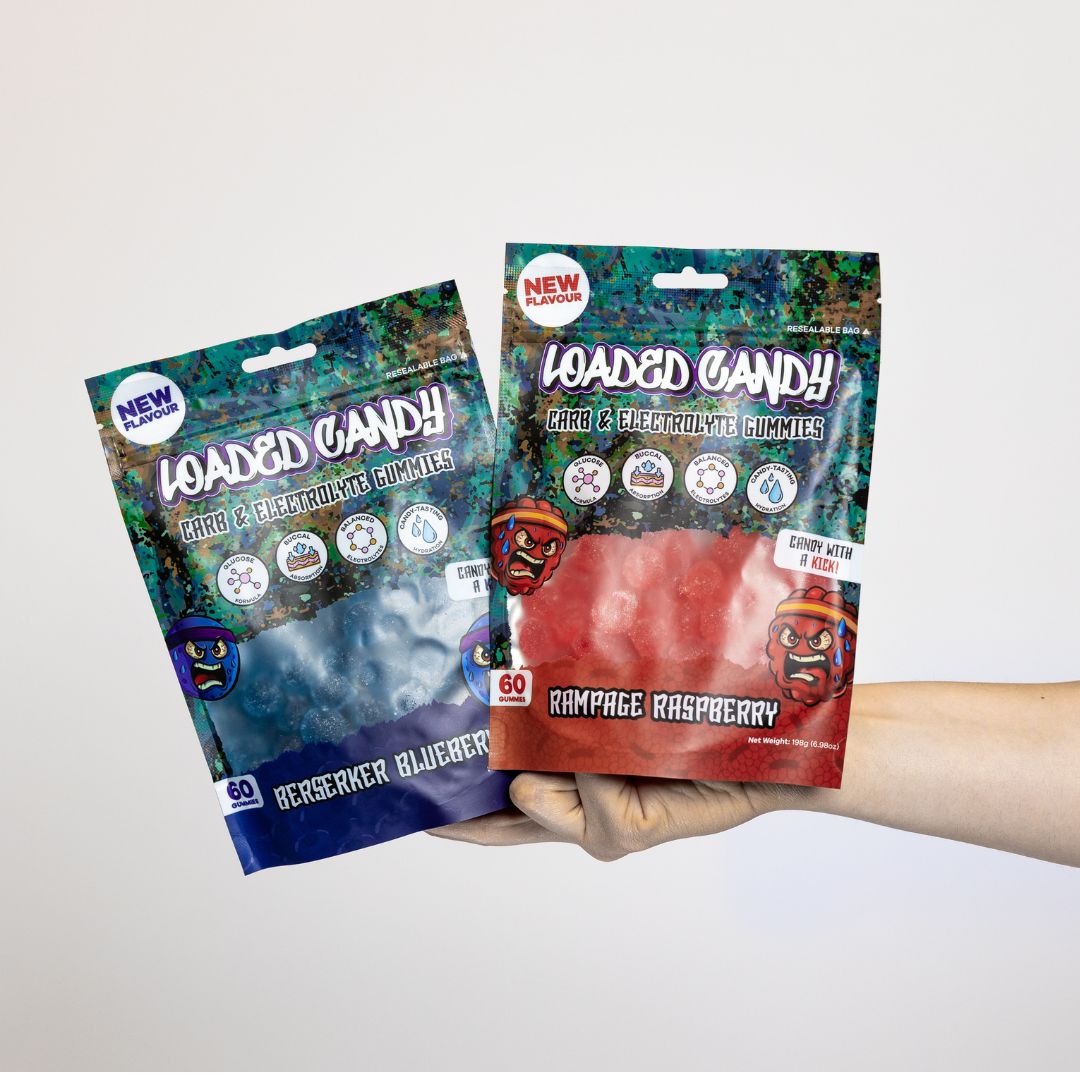Loaded Candy electrolyte gummies for hydration support, chewable sports supplement with sodium, potassium, magnesium and calcium for active lifestyle