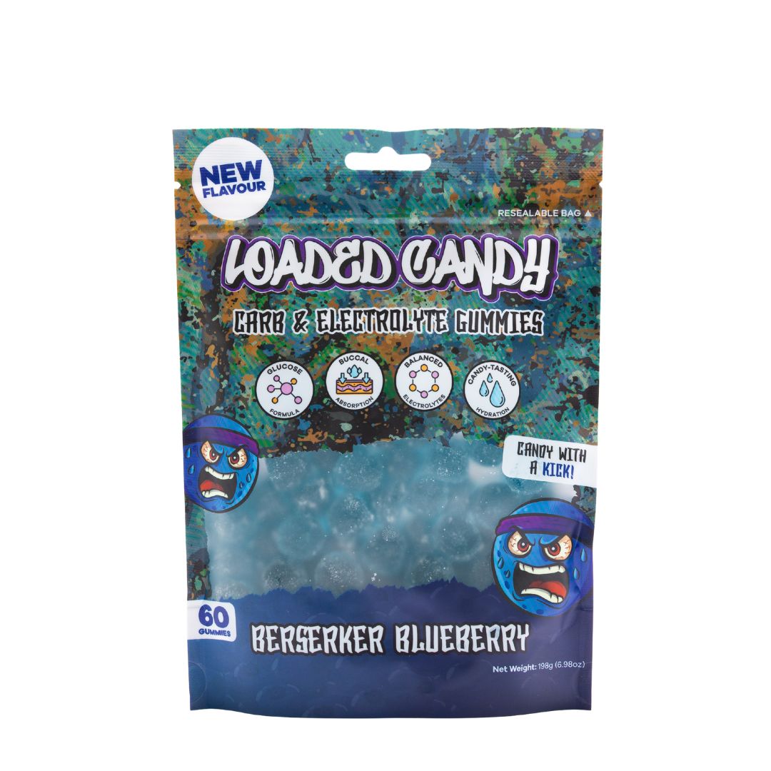 Loaded Candy electrolyte gummies for hydration support, chewable sports supplement with sodium, potassium, magnesium and calcium for active lifestyle