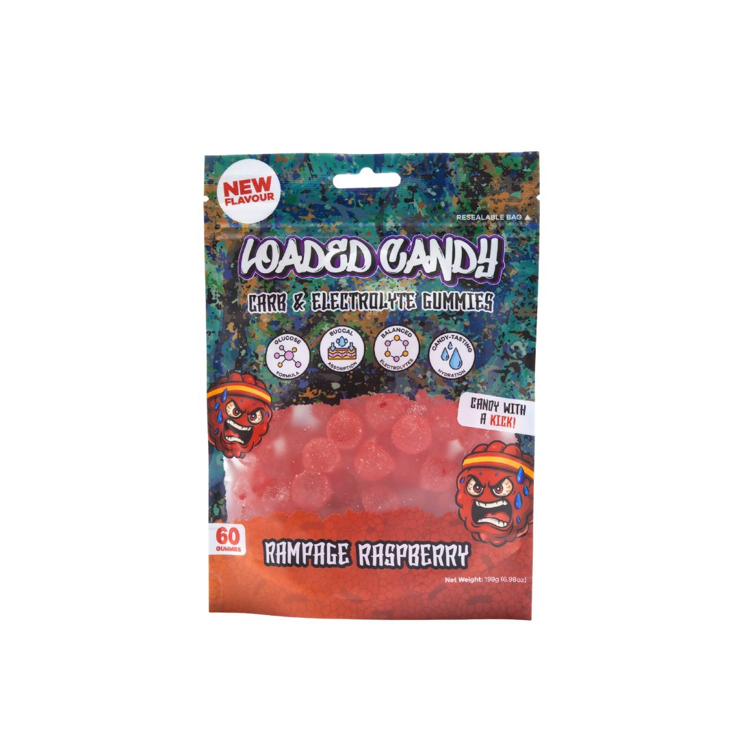 Loaded Candy electrolyte gummies for hydration support, chewable sports supplement with sodium, potassium, magnesium and calcium for active lifestyle