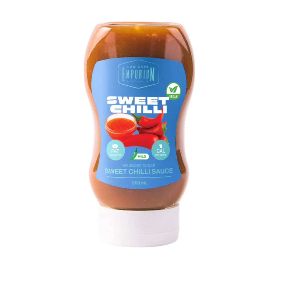 Low Carb Emporium no added sugar sauce range including BBQ, teriyaki, sweet chilli and ketchup for low carb and keto diets