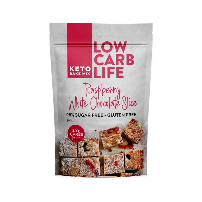 Low Carb Life White Chocolate Slice Keto Bake Mix - Nutrition Capital