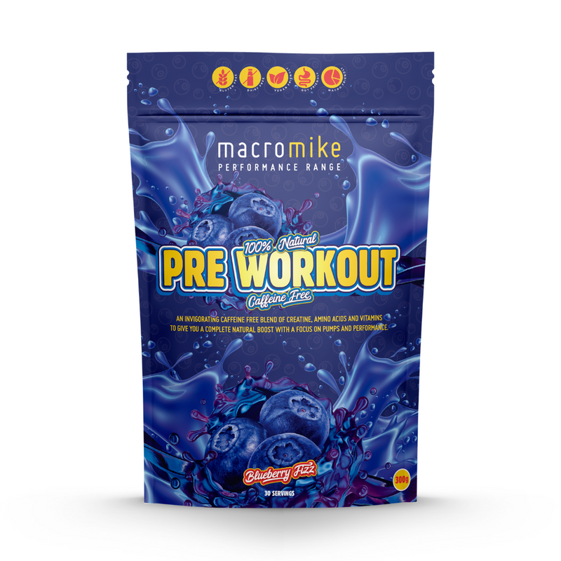 Macro Mike 100% Natural Pre-Workout (Caffeine FREE) - Nutrition Capital
