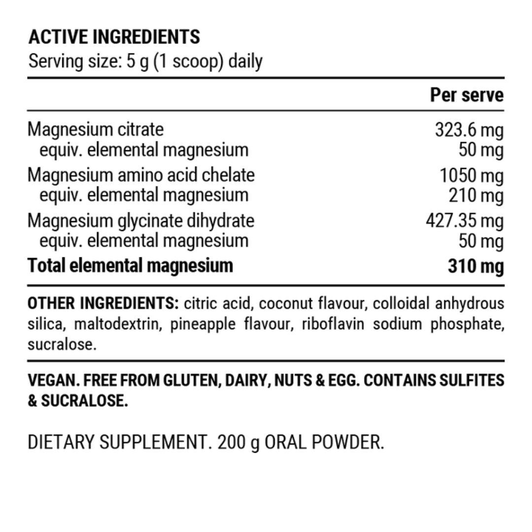 Pillar Performance Triple Magnesium Powder - Nutrition Capital