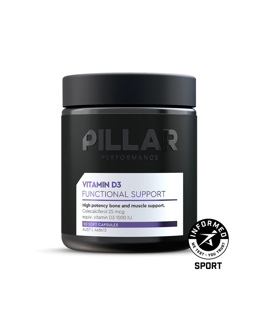 Pillar Performance Vitamin D3 Functional Support - Nutrition Capital