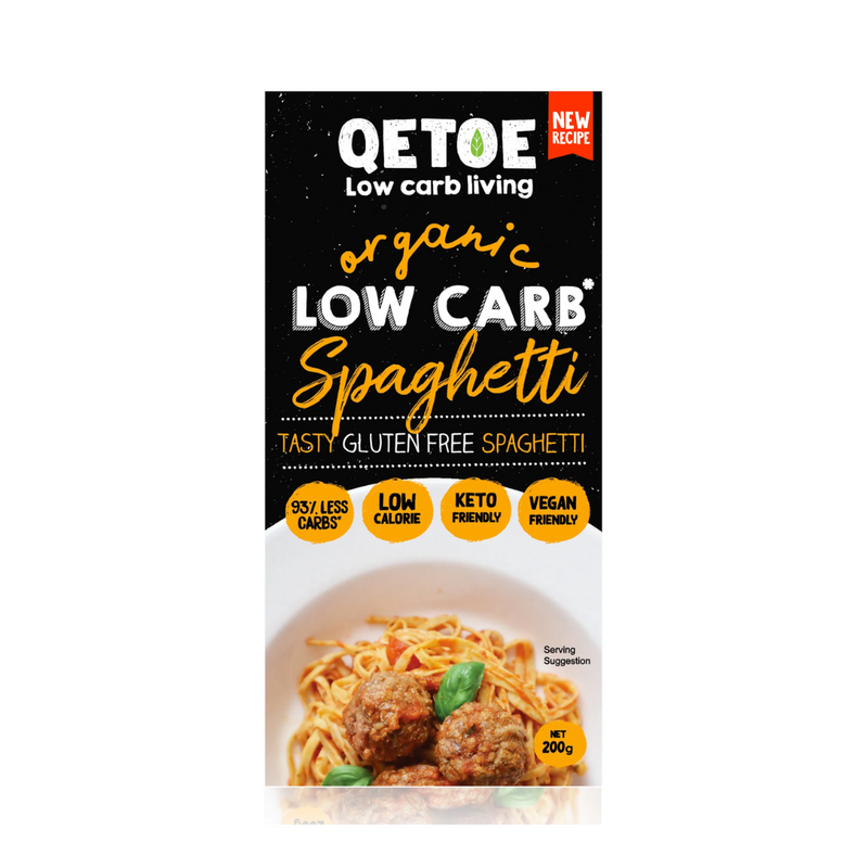 Qetoe Organic Low Carb Spaghetti - Nutrition Capital