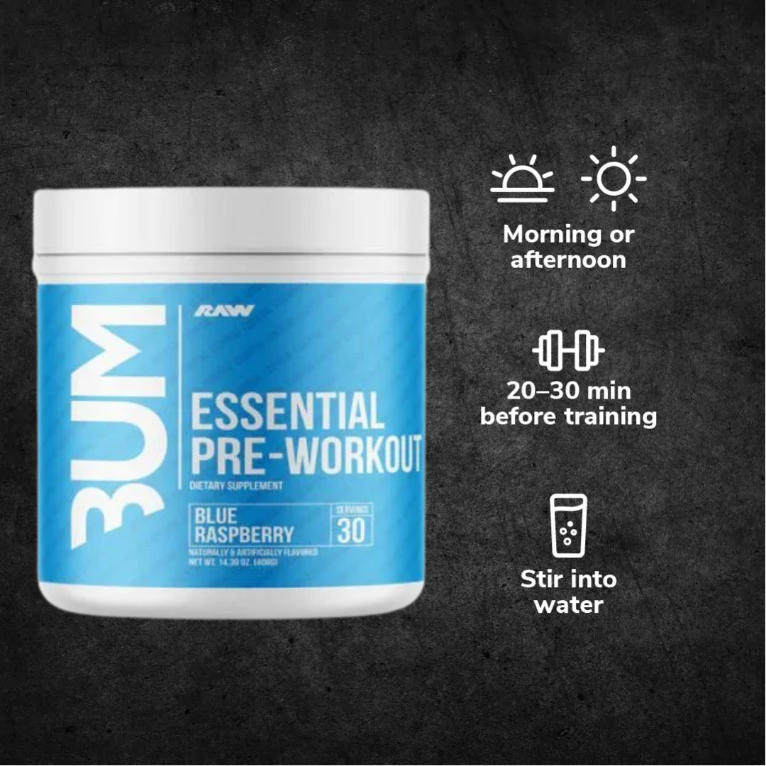 Raw Nutrition CBUM Essential Energy - Nutrition Capital