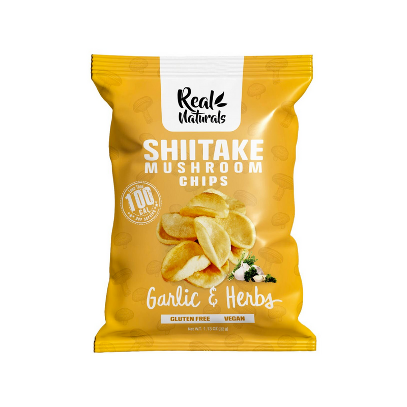 Real Naturals Shiitake Mushroom Chips - Nutrition Capital