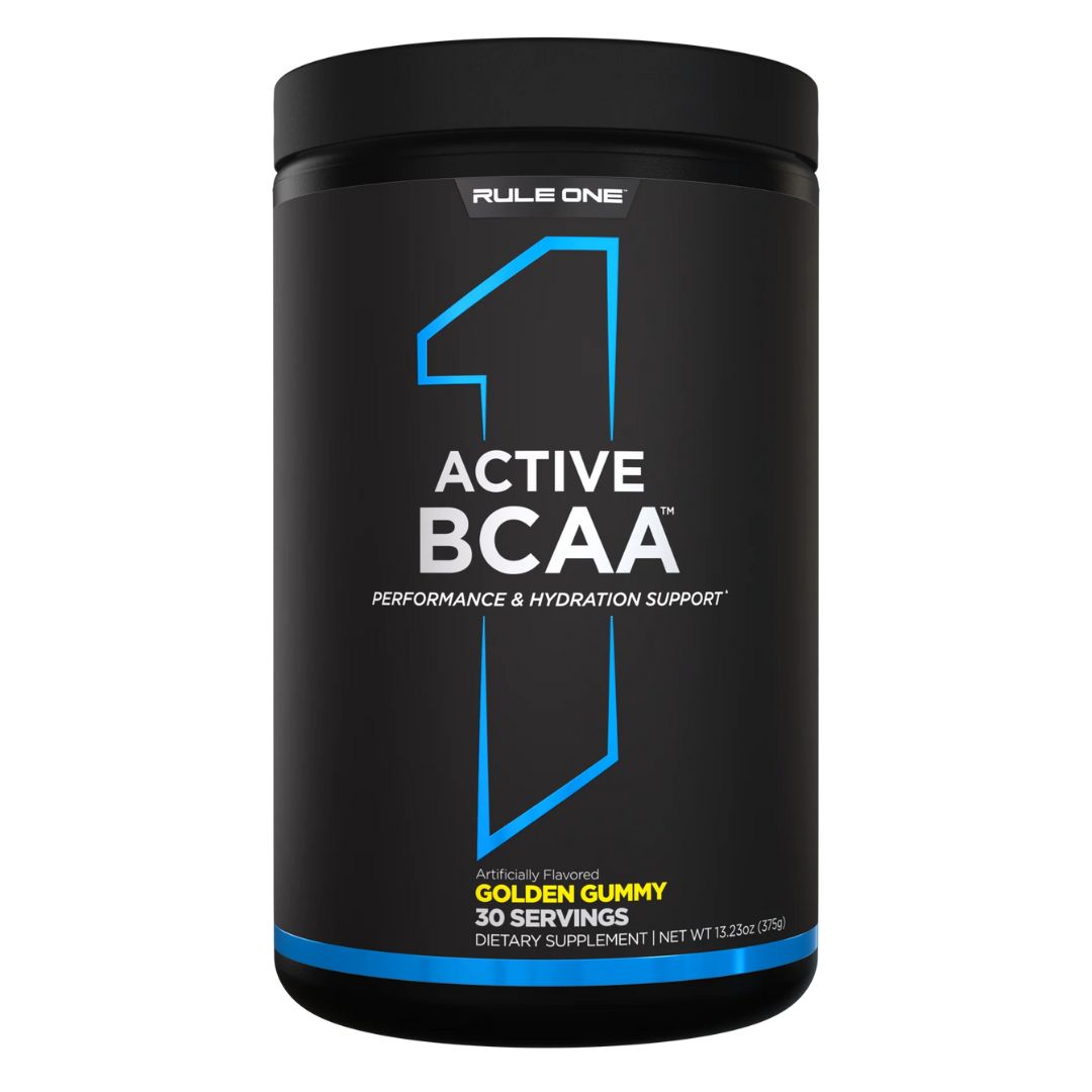 Rule1 Active BCAA amino and hydration support powder with BCAAs, glutamine, citrulline and electrolytes from Nutrition Capital.