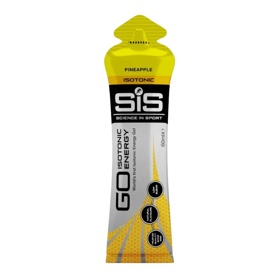 Isotonic energy gel sachets with fast absorbing carbohydrates, electrolytes and caffeine for endurance performance and sports nutrition in Australia