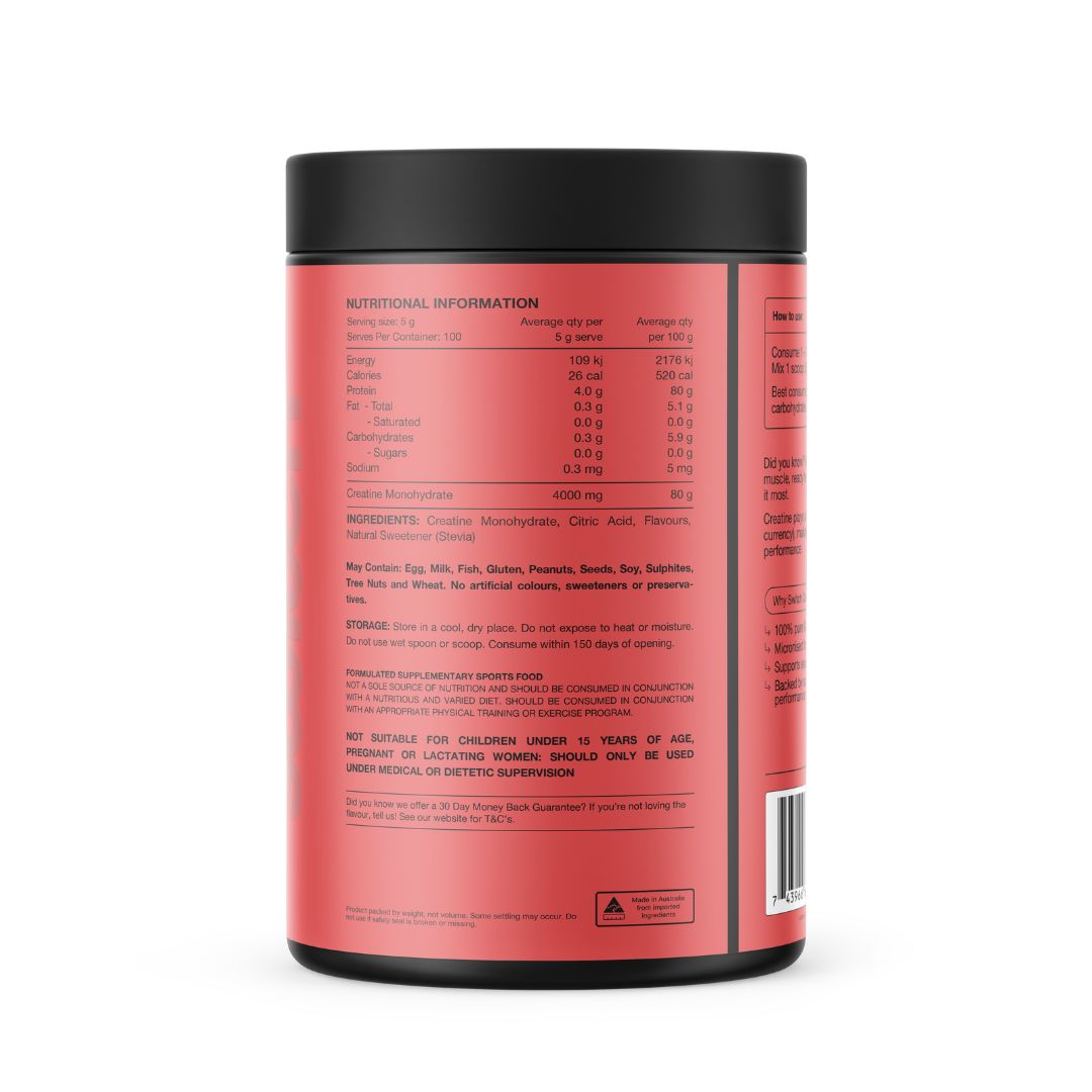 Switch Nutrition Flavoured Creatine - Nutrition Capital
