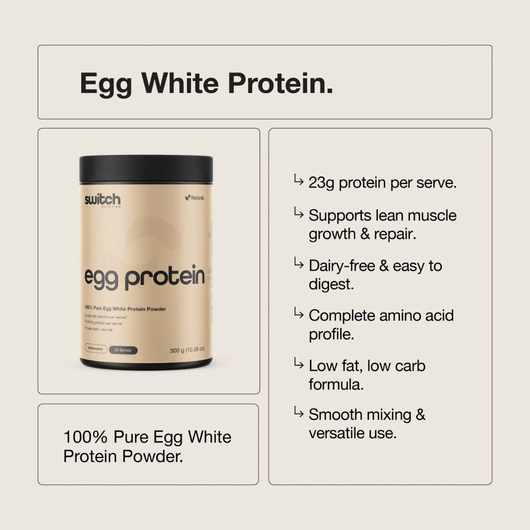 Switch Nutrition Egg Protein - Nutrition Capital