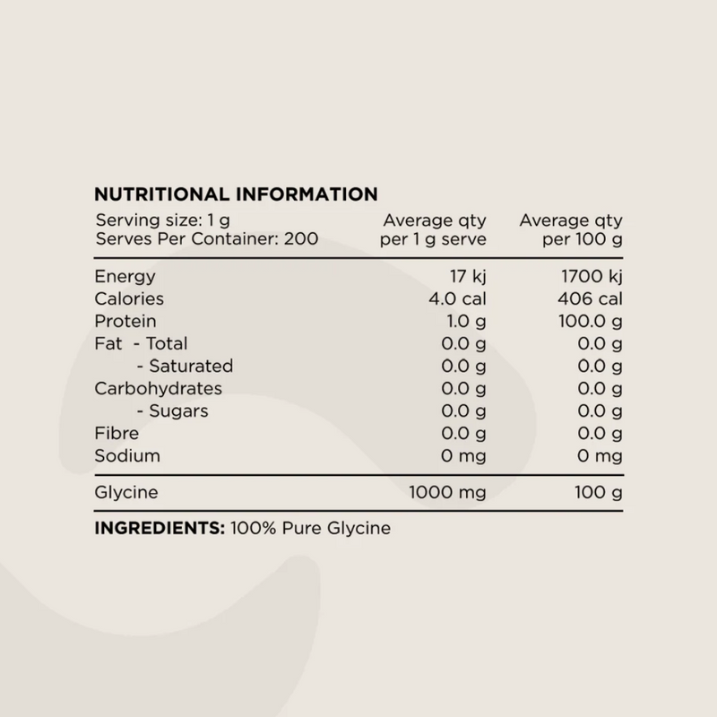 Switch Nutrition L-Glycine - Nutrition Capital