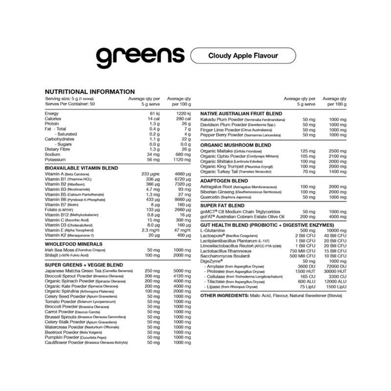 Switch Nutrition Greens - Nutrition Capital