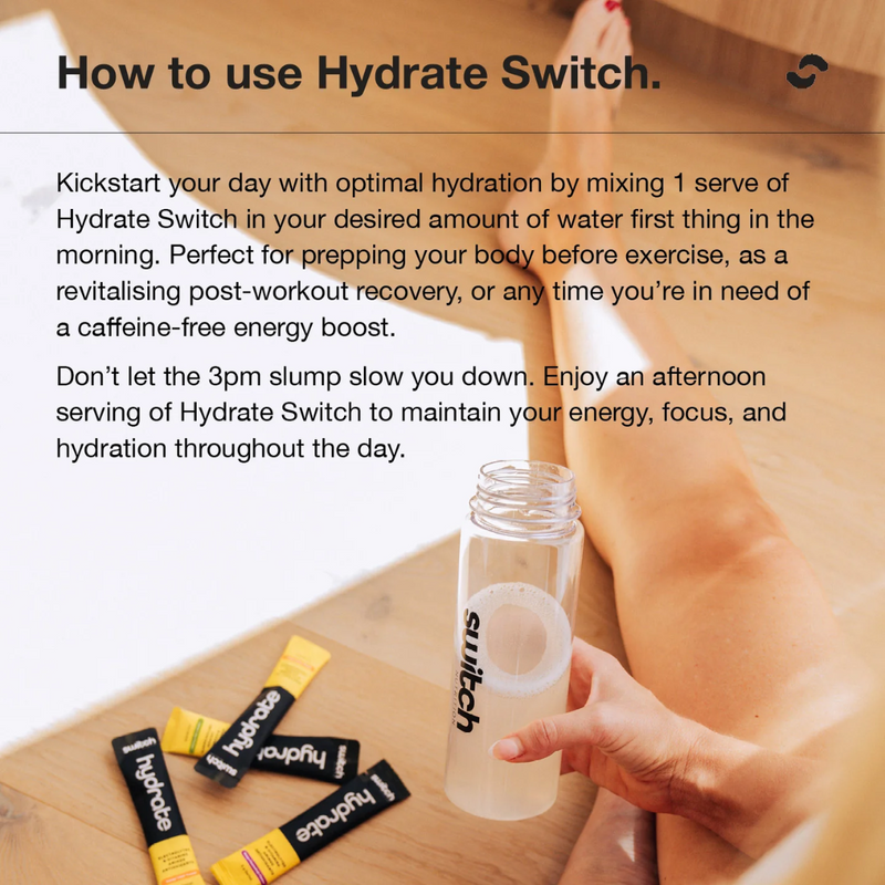 Switch Nutrition Hydrate Sachets - Nutrition Capital