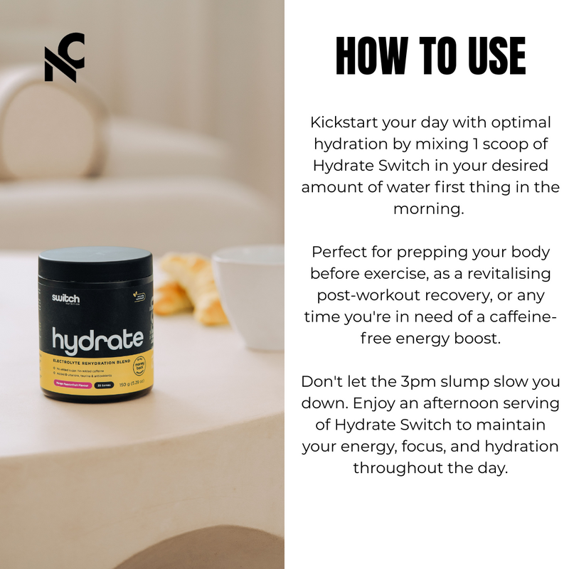 Switch Nutrition Hydrate Tub - Nutrition Capital