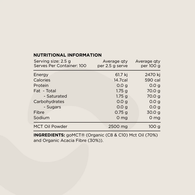 Switch Nutrition MCT Oil Powder - Nutrition Capital