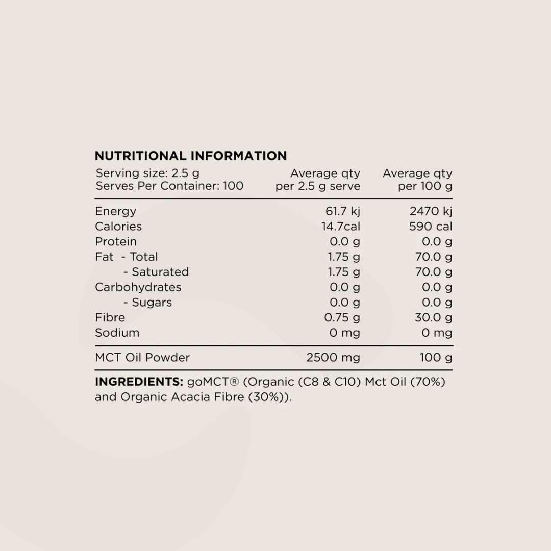 Switch Nutrition MCT Oil Powder