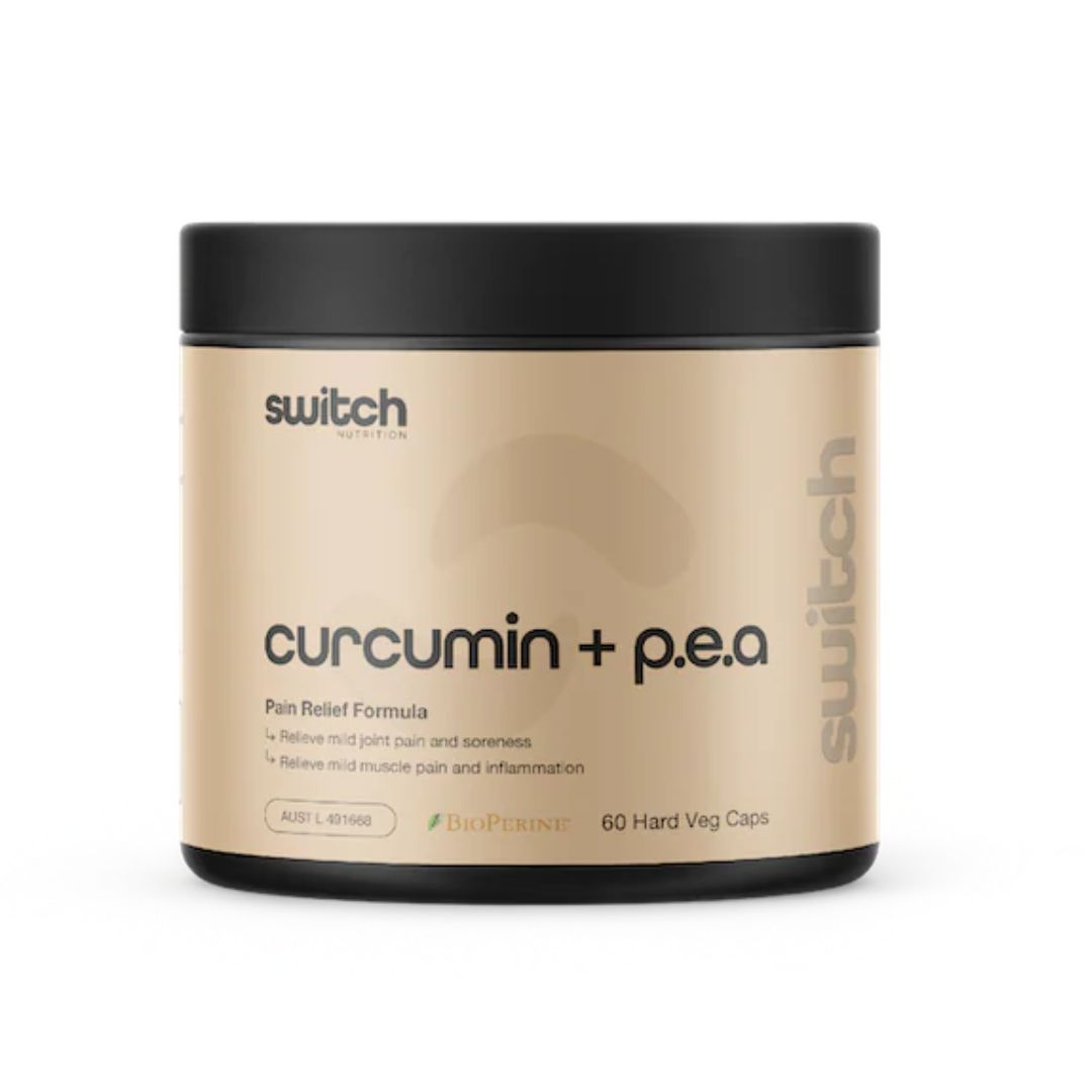 Switch Nutrition Pain Relief+ (Curcumin + P.E.A)