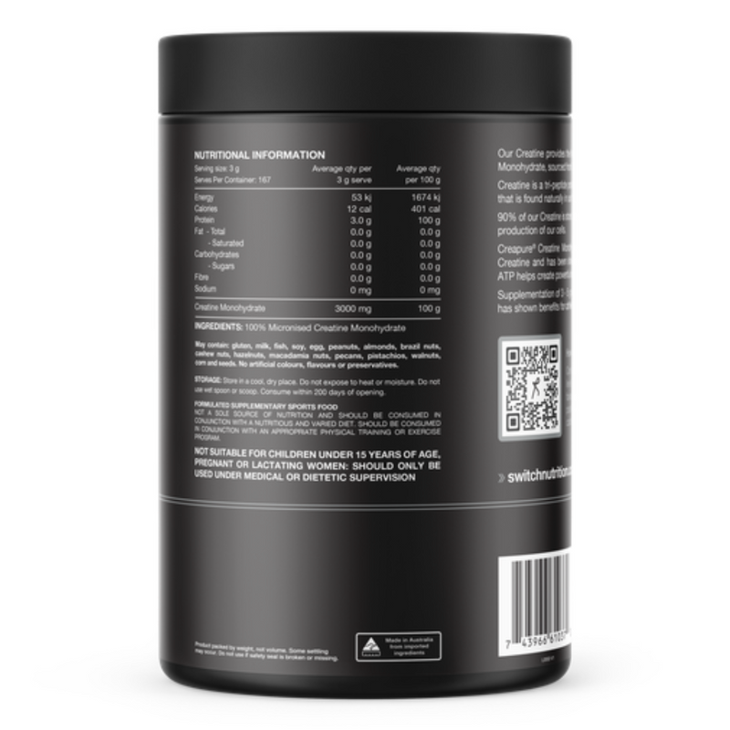 Switch Nutrition Perform CreaPure Creatine