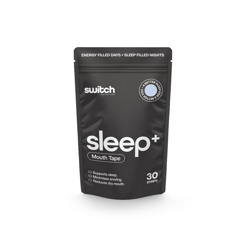 Switch Nutrition Mouth Tape – hypoallergenic sleep strips for nasal breathing
